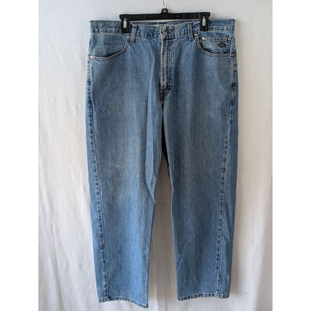 Y2K Harley Davidson Motorcycle Jeans Blue Men's Size 38x30